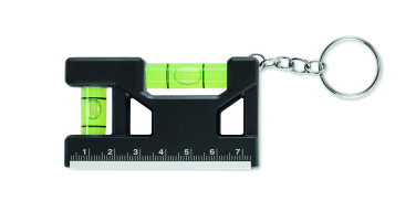 Logo trade promotional giveaways picture of: Magnetic level ABS key ring